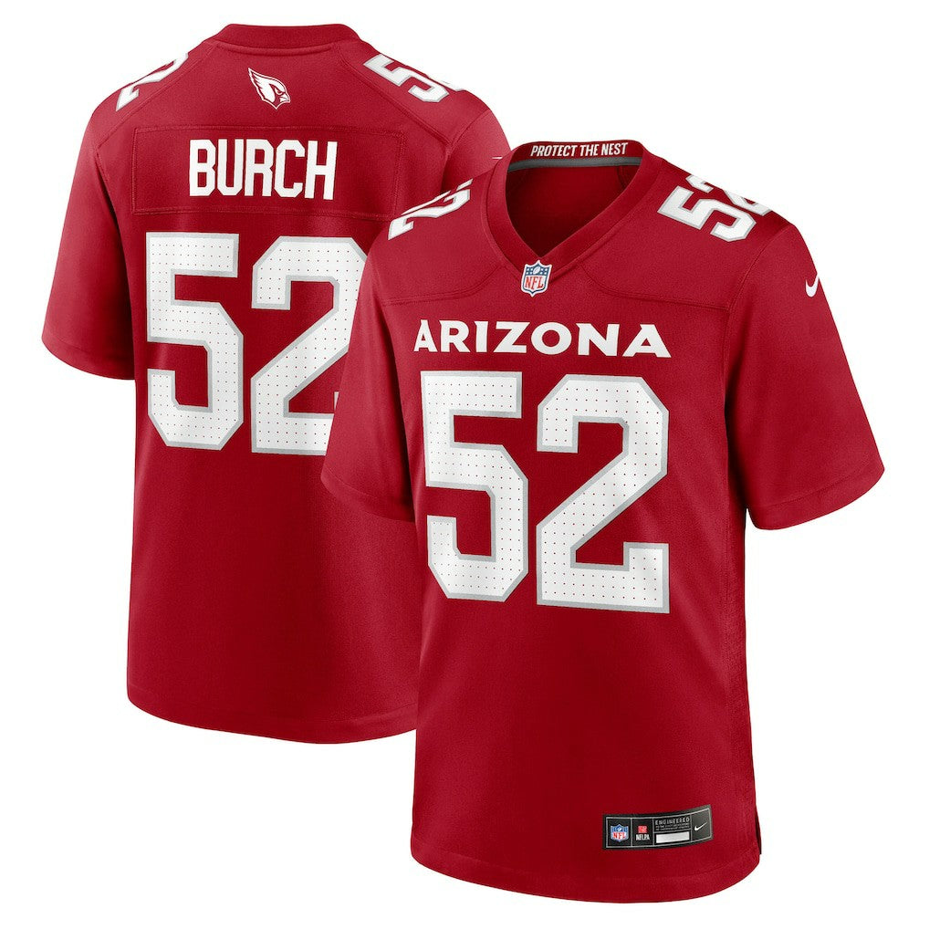 Nike Jordan Burch Arizona Cardinals Team Game Jersey Cardinal