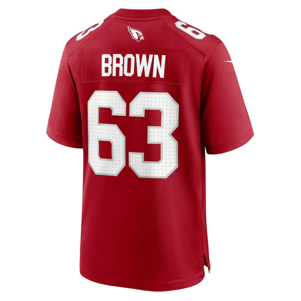 Nike Evan Brown Arizona Cardinals Team Game Jersey Cardinal