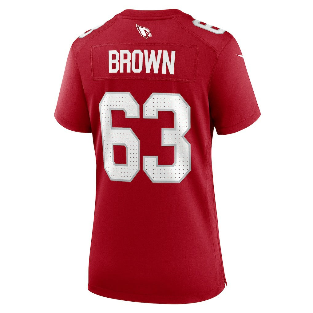 Nike Evan Brown Arizona Cardinals Women's Team Game Jersey Cardinal