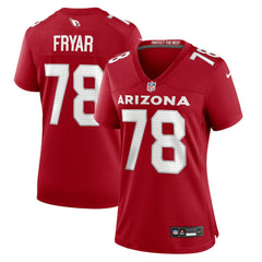 Nike Josh Fryar Arizona Cardinals Women's Team Game Jersey Cardinal