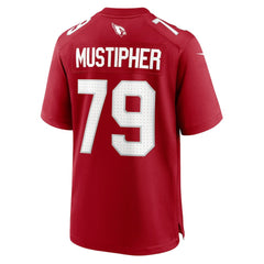 Nike PJ Mustipher Arizona Cardinals Team Game Jersey Cardinal
