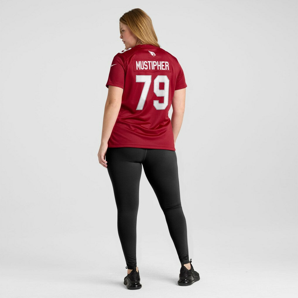 Nike PJ Mustipher Arizona Cardinals Women's Team Game Jersey Cardinal