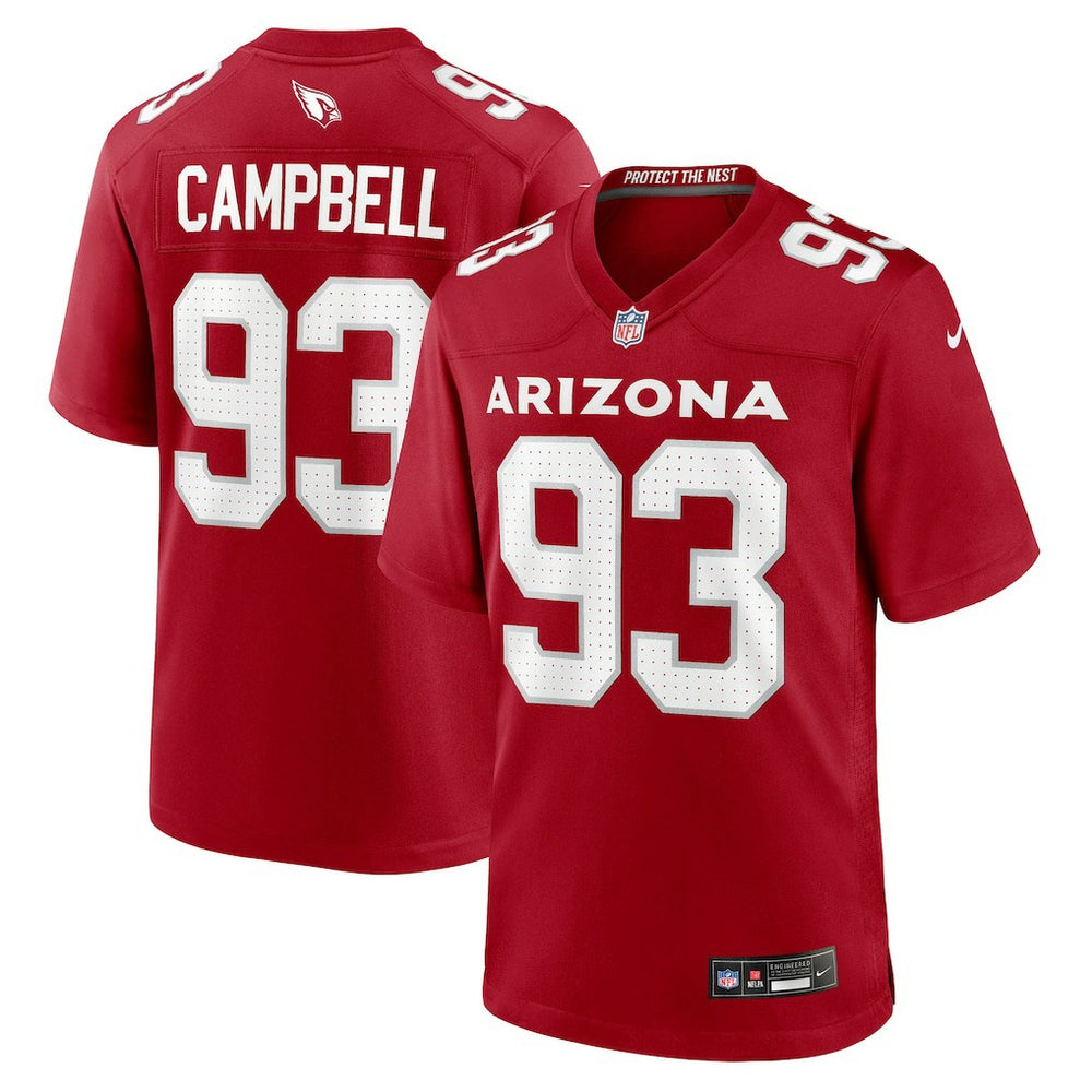 Nike Calais Campbell Arizona Cardinals Team Game Jersey Cardinal