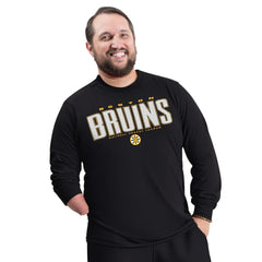 Boston Bruins G-III Sports by Carl Banks Adaptive Mesh Effect Long Sleeve T-Shirt - Black - NHL 203456829