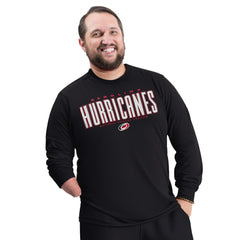 Carolina Hurricanes G-III Sports by Carl Banks Adaptive Mesh Effect Long Sleeve T-Shirt - Black - NHL 203456850