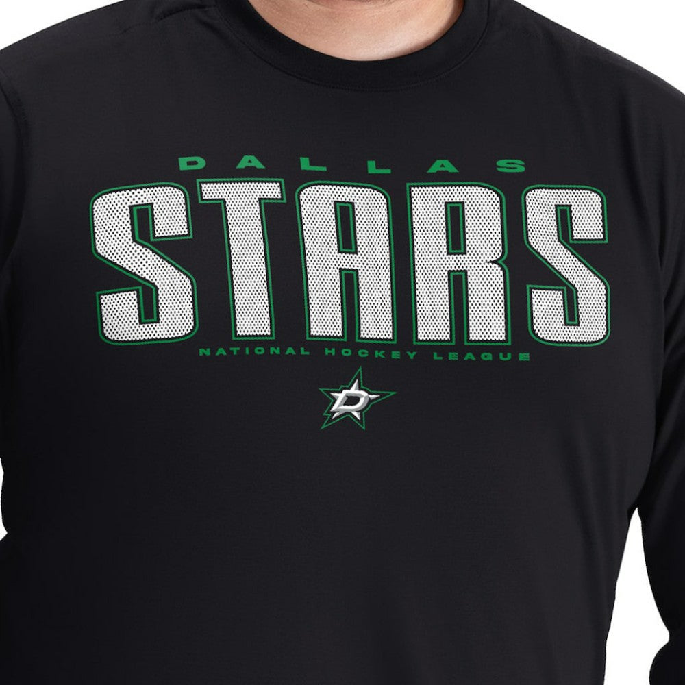 Dallas Stars G-III Sports by Carl Banks Adaptive Mesh Effect Long Sleeve T-Shirt - Black - NHL 203456853