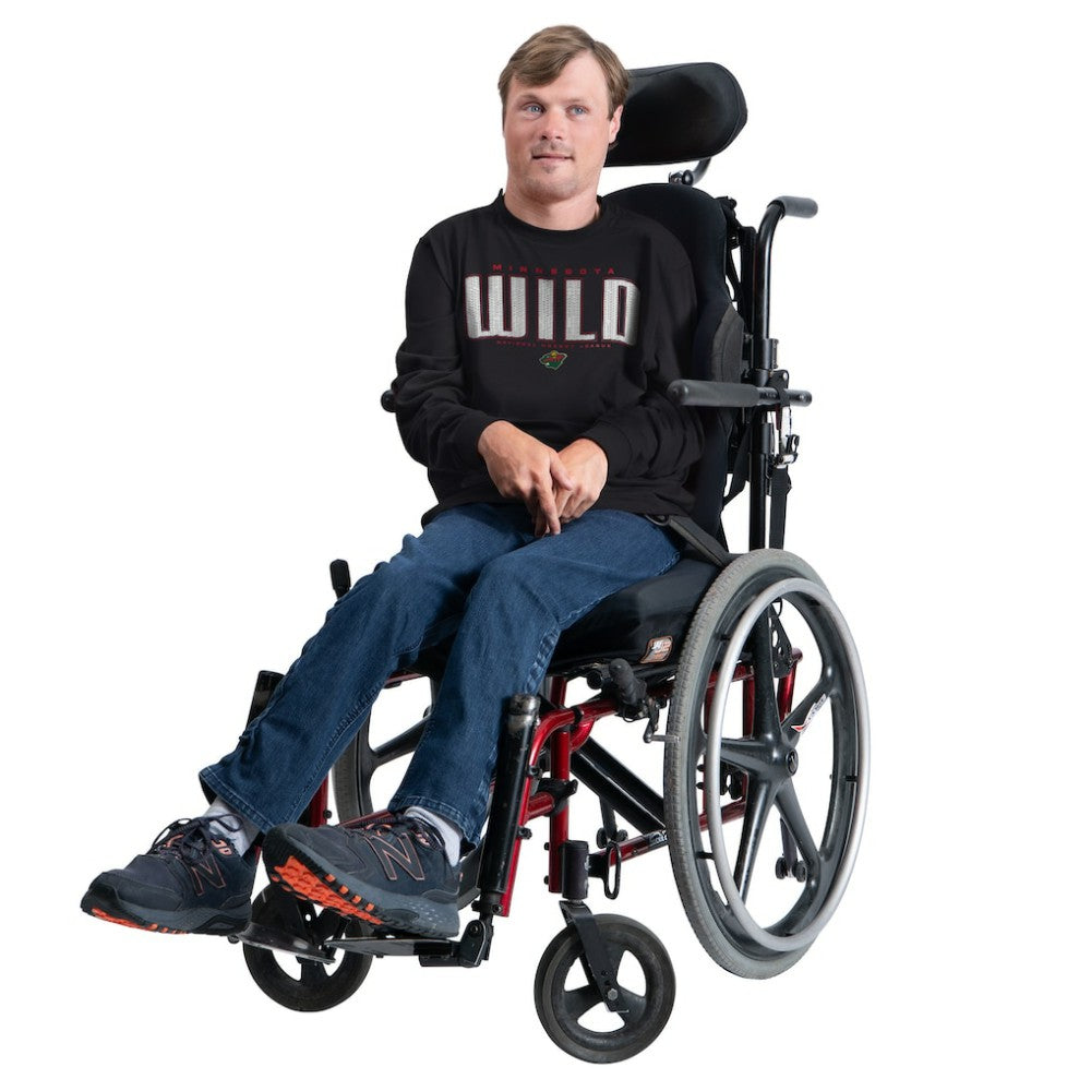 Minnesota Wild G-III Sports by Carl Banks Adaptive Mesh Effect Long Sleeve T-Shirt - Black - NHL 203456855