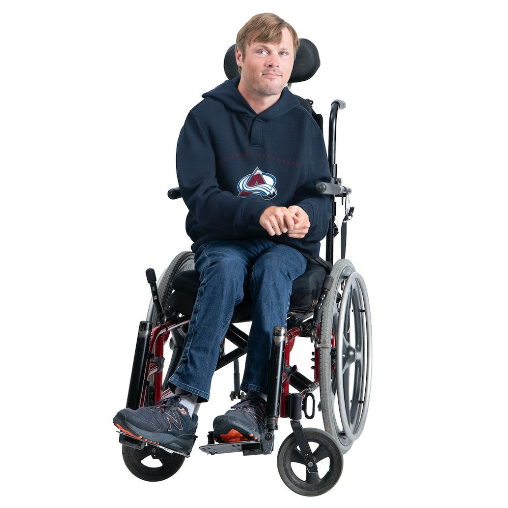 Colorado Avalanche G-III Sports by Carl Banks Adaptive Classic Team Arc Fleece Hoodie - Navy - NHL 203456958