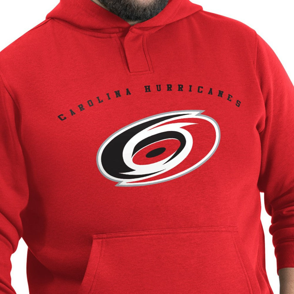Carolina Hurricanes G-III Sports by Carl Banks Adaptive Classic Team Arc Fleece Hoodie - Red - NHL 203456961