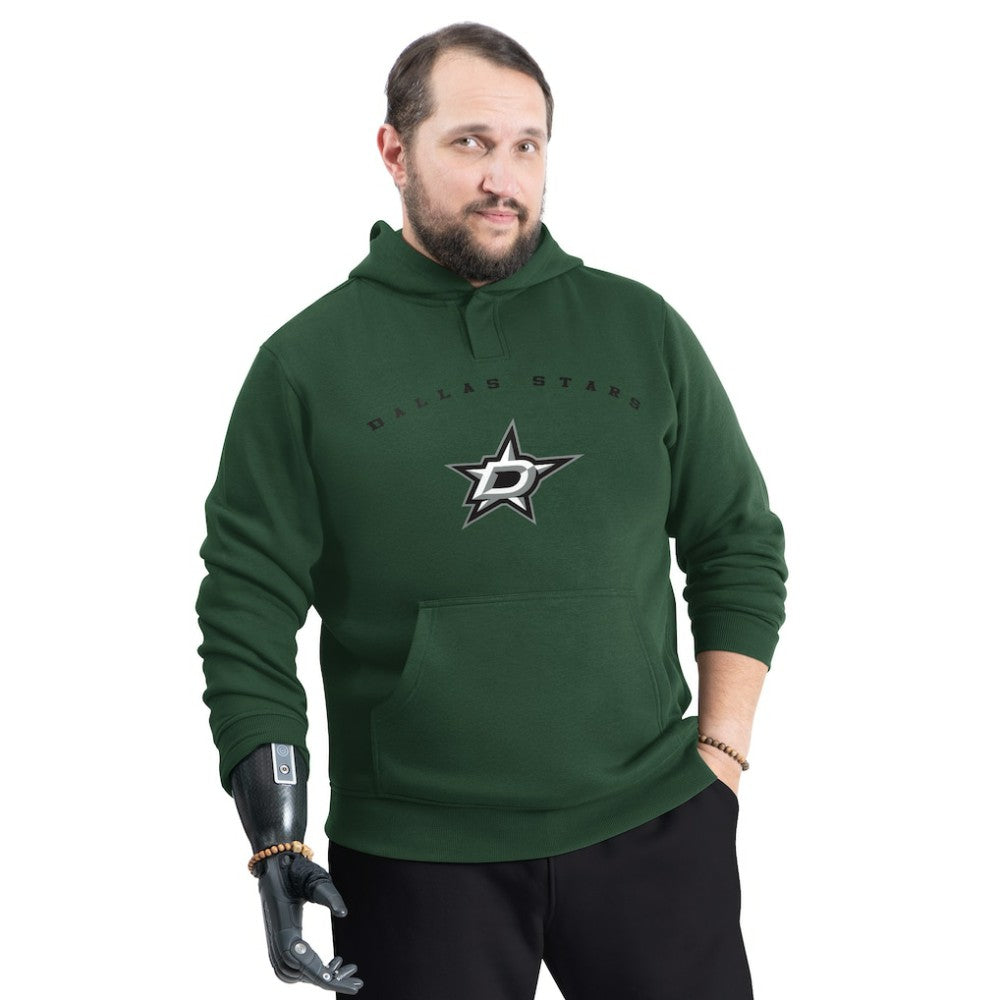 Dallas Stars G-III Sports by Carl Banks Adaptive Classic Team Arc Fleece Hoodie - Kelly Green - NHL 203456977