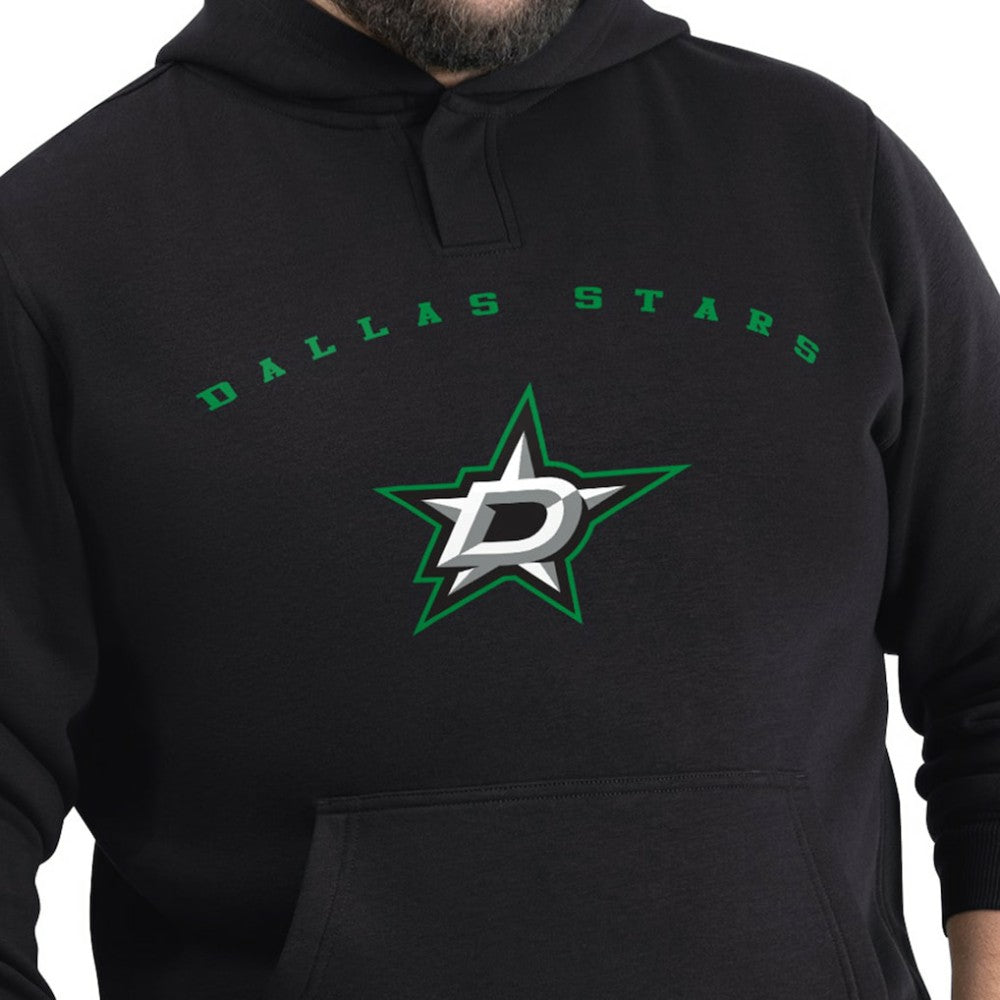Dallas Stars G-III Sports by Carl Banks Adaptive Classic Team Arc Fleece Hoodie - Black - NHL 203456978