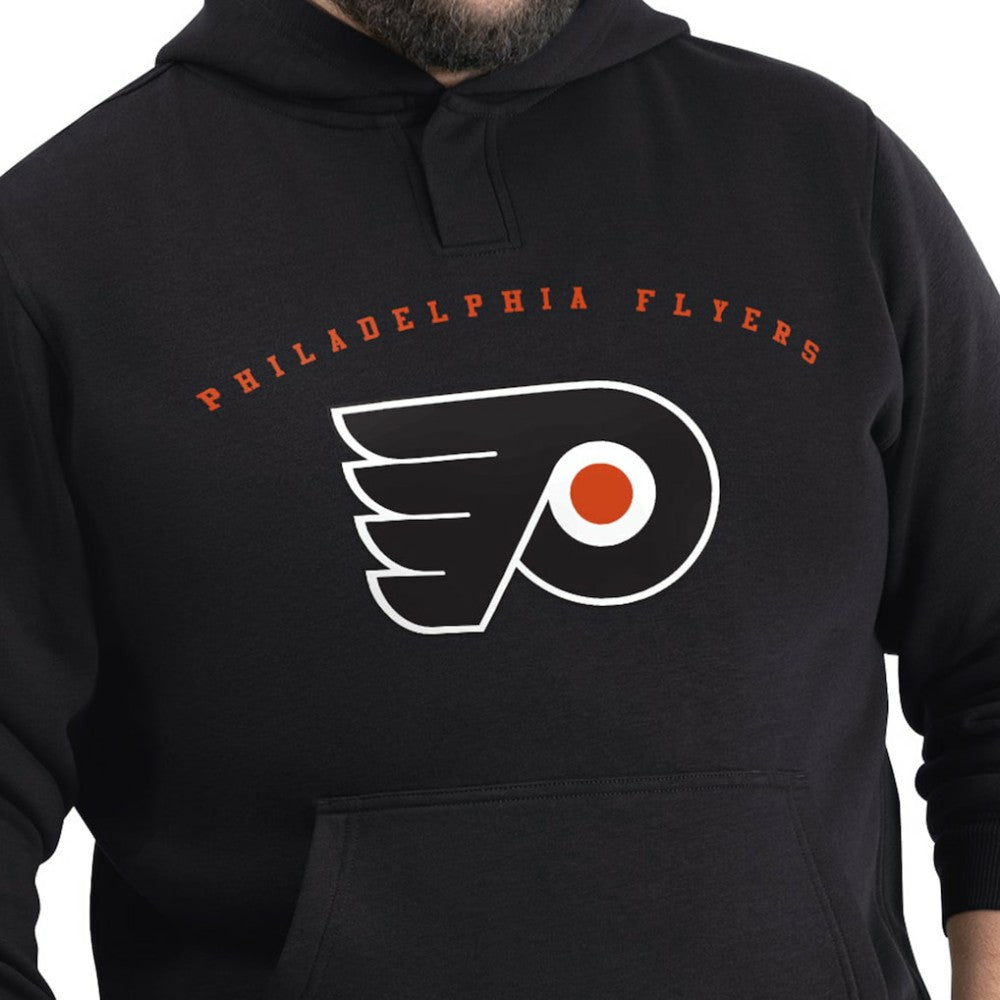 Philadelphia Flyers G-III Sports by Carl Banks Adaptive Classic Team Arc Fleece Hoodie - Black - NHL 203456981