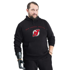 New Jersey Devils G-III Sports by Carl Banks Adaptive Classic Team Arc Fleece Hoodie - Black - NHL 203456983