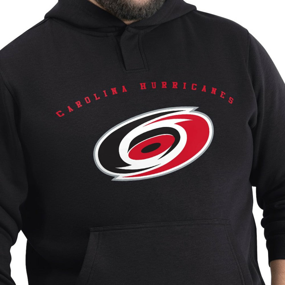 Carolina Hurricanes G-III Sports by Carl Banks Adaptive Classic Team Arc Fleece Hoodie - Black - NHL 203456984