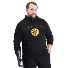Boston Bruins G-III Sports by Carl Banks Adaptive Classic Team Arc Fleece Hoodie - Black - NHL 203456992
