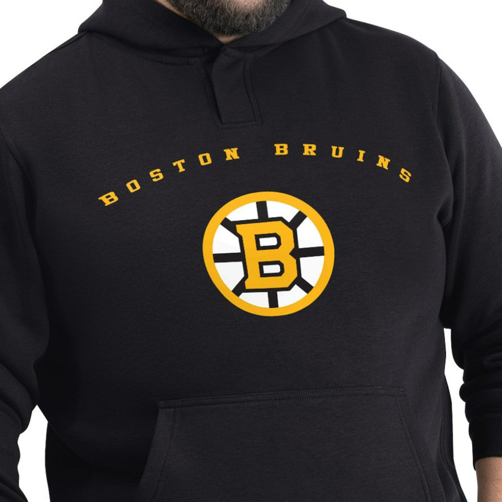 Boston Bruins G-III Sports by Carl Banks Adaptive Classic Team Arc Fleece Hoodie - Black - NHL 203456992