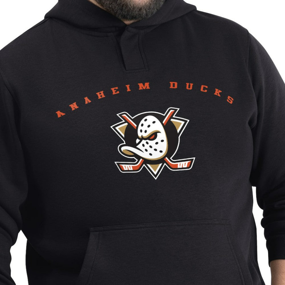 Anaheim Ducks G-III Sports by Carl Banks Adaptive Classic Team Arc Fleece Hoodie - Black - NHL 203456993