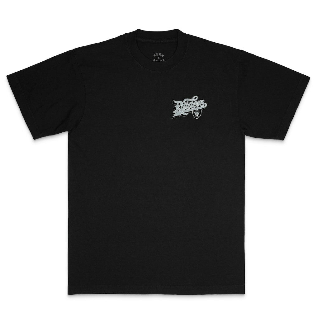 Las Vegas Raiders Born x Raised Unisex Pro Script T-Shirt Black