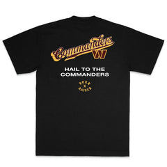Washington Commanders Born x Raised Unisex Pro Script T-Shirt Black