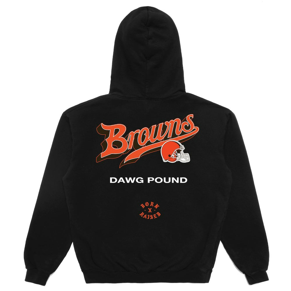 Cleveland Browns Born x Raised Unisex Pro Script Hoodie Black