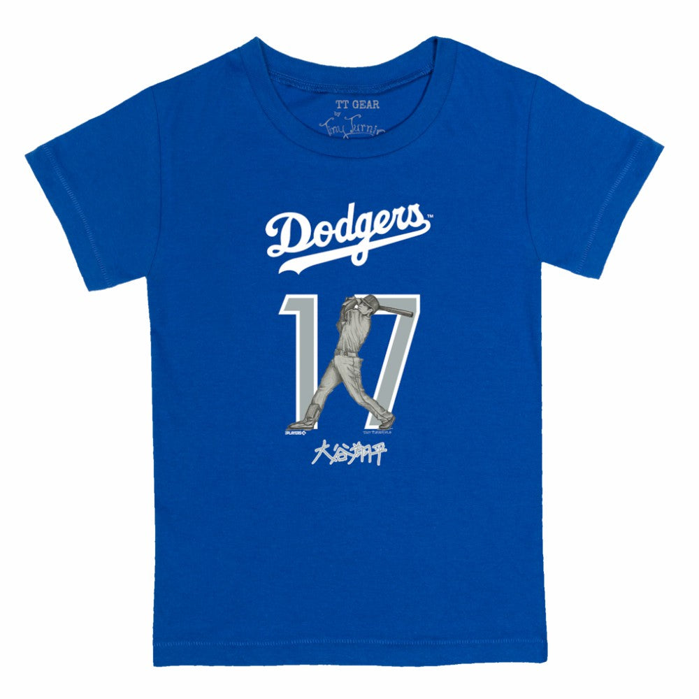 Shohei Ohtani Los Angeles Dodgers Tiny Turnip Youth Kanji Batting Graphic T-Shirt - Royal - MLB on Sale