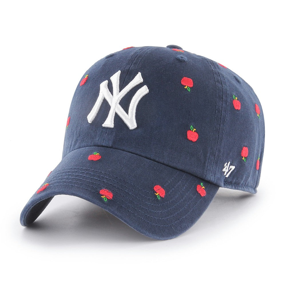 New York Yankees '47 Women's Confetti Clean Up Adjustable Hat - Navy - 47 brand Lifestyle