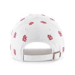 St. Louis Cardinals '47 Women's Confetti Clean Up Adjustable Hat - White - 47 brand Discount