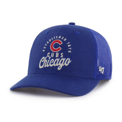 Chicago Cubs '47 Pitstop Trucker Adjustable Hat - Royal - 47 brand Discount
