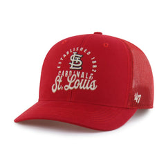St. Louis Cardinals '47 Pitstop Trucker Adjustable Hat - Red - 47 brand Online