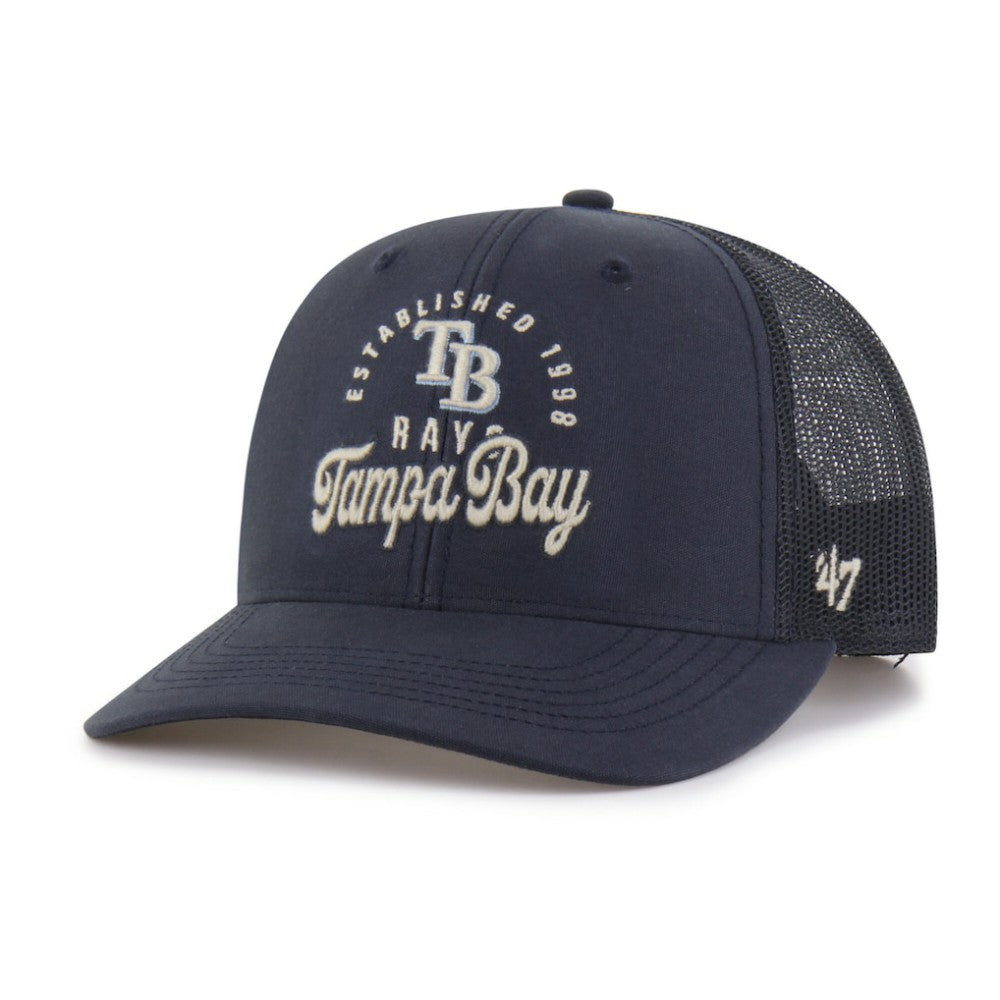 Tampa Bay Rays '47 Pitstop Trucker Adjustable Hat - Navy - 47 brand Online