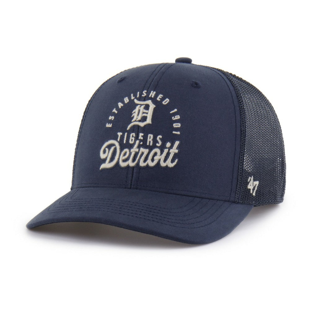 Detroit Tigers '47 Pitstop Trucker Adjustable Hat - Navy - 47 brand Sale
