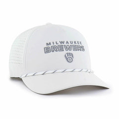 Milwaukee Brewers '47 Forward Vault Hitch Adjustable Hat - White - 47 brand on Sale