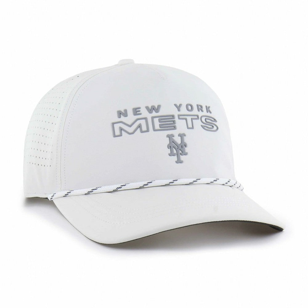 New York Mets '47 Forward Vault Hitch Adjustable Hat - White - 47 brand on Sale