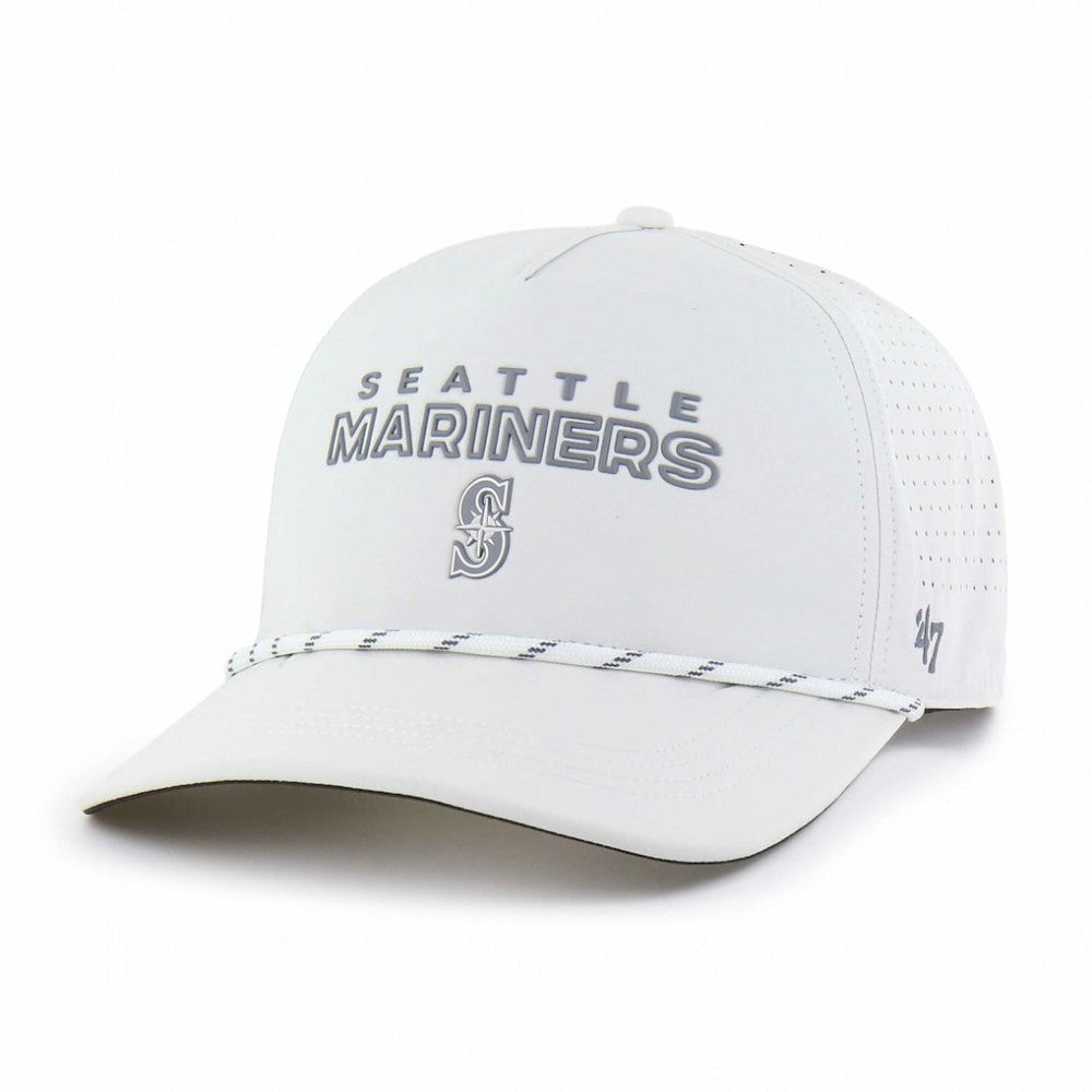 Seattle Mariners '47 Forward Vault Hitch Adjustable Hat - White - 47 brand Online
