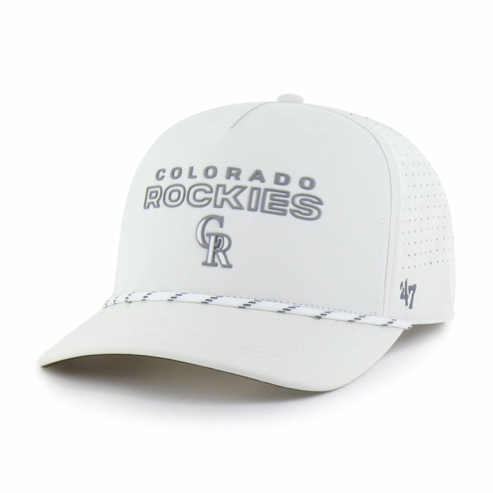 Colorado Rockies '47 Forward Vault Hitch Adjustable Hat - White - 47 brand on Sale