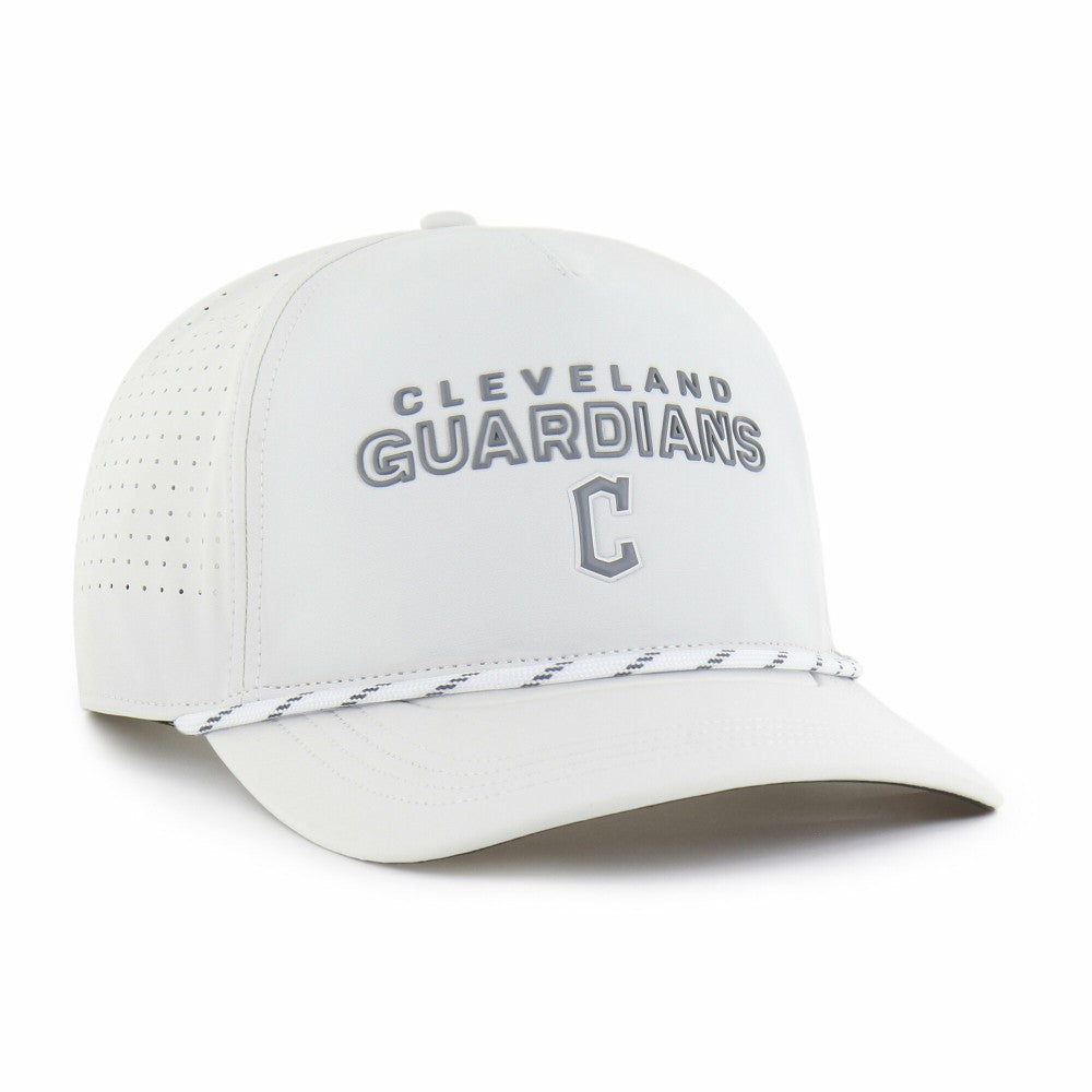 Cleveland Guardians '47 Forward Vault Hitch Adjustable Hat - White - 47 brand Lifestyle