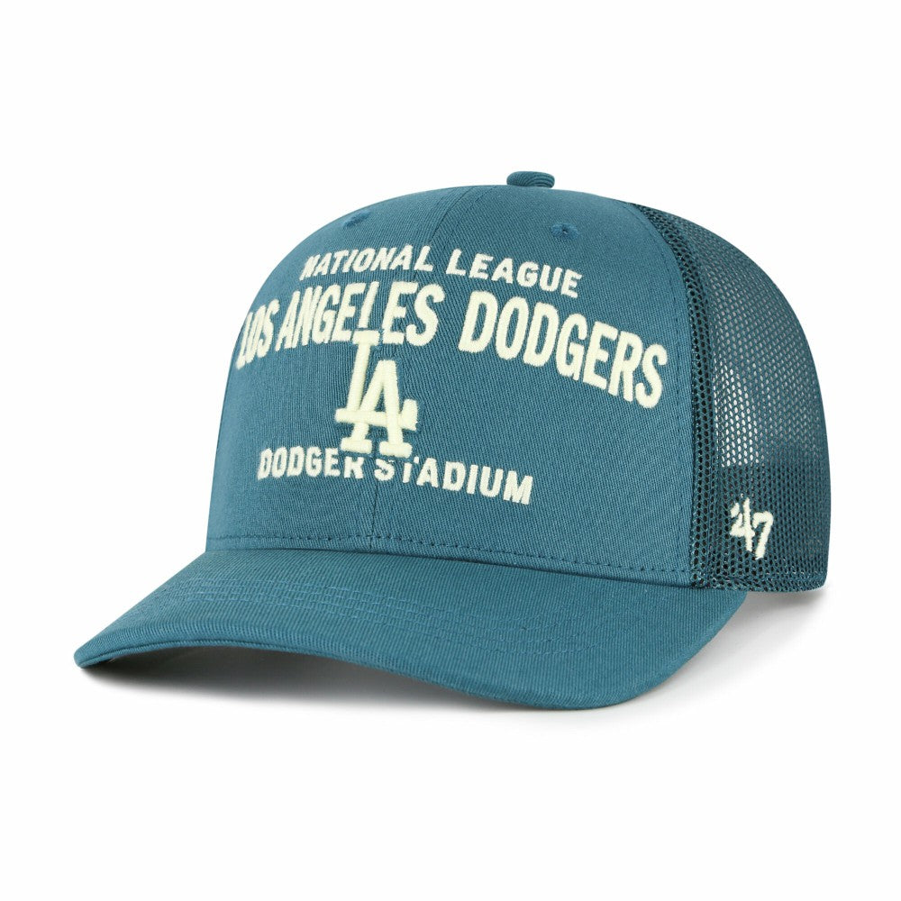 Los Angeles Dodgers '47 Contemporary Hitch Adjustable Trucker Hat - Teal - 47 brand on Sale