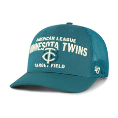 Minnesota Twins '47 Contemporary Hitch Adjustable Trucker Hat - Teal - 47 brand Discount