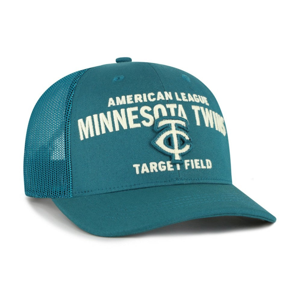 Minnesota Twins '47 Contemporary Hitch Adjustable Trucker Hat - Teal - 47 brand Discount