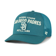 San Diego Padres '47 Contemporary Hitch Adjustable Trucker Hat - Teal - 47 brand on Sale