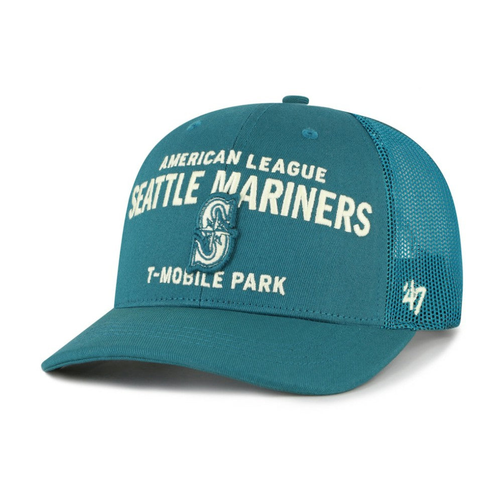 Seattle Mariners '47 Contemporary Hitch Adjustable Trucker Hat - Teal - 47 brand Sale