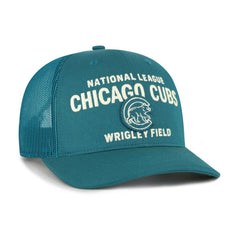 Chicago Cubs '47 Contemporary Hitch Adjustable Trucker Hat - Teal - 47 brand on Sale