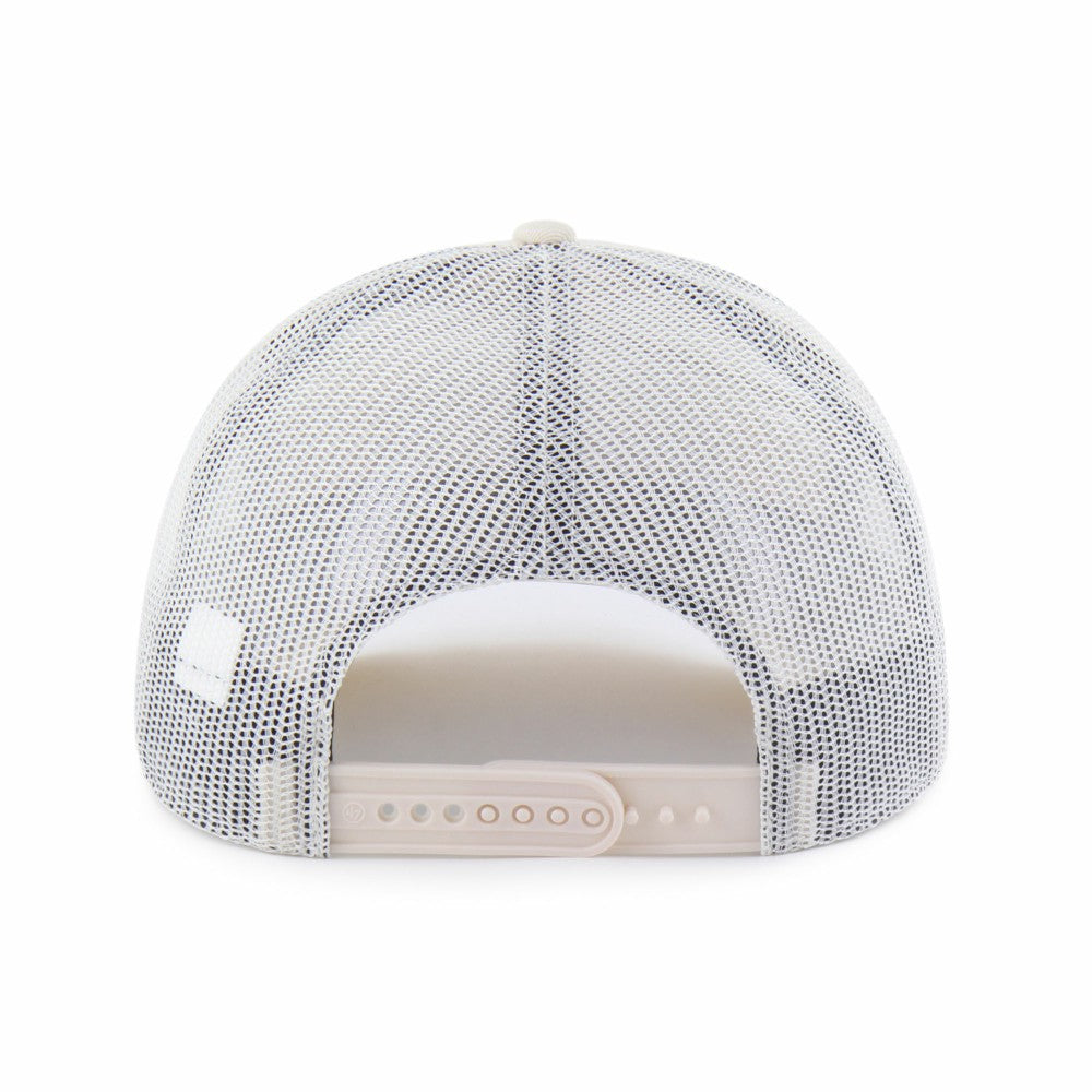 Los Angeles Dodgers '47 Leland Adjustable Trucker Hat - White - 47 brand Lifestyle