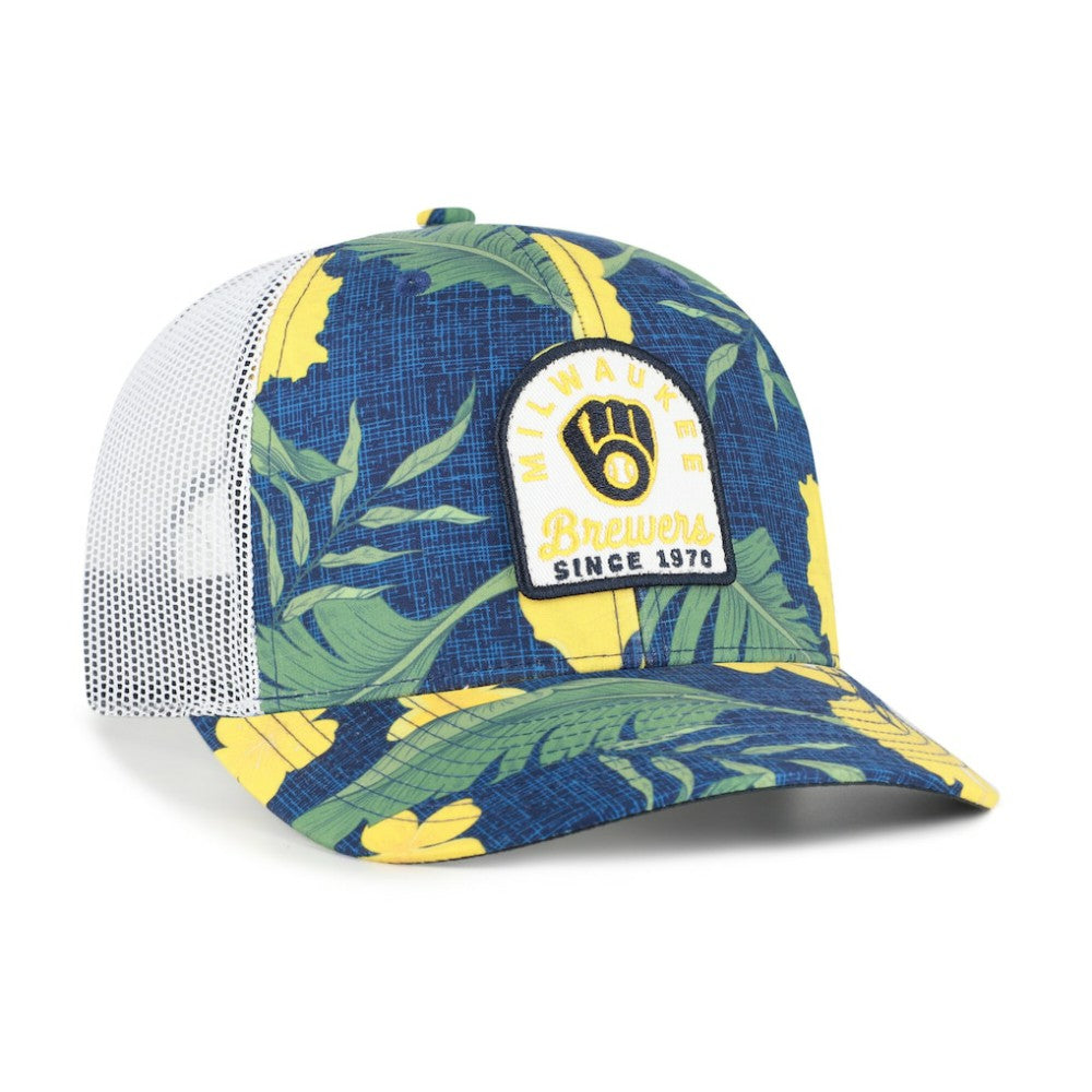 Milwaukee Brewers '47 Beachside Adjustable Trucker Hat - Navy - 47 brand Discount