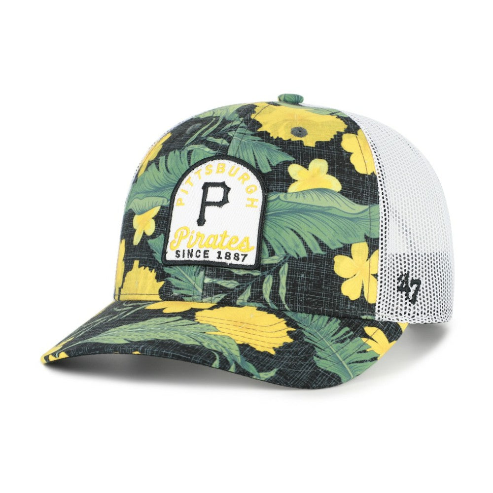 Pittsburgh Pirates '47 Beachside Adjustable Trucker Hat - Black - 47 brand Sale
