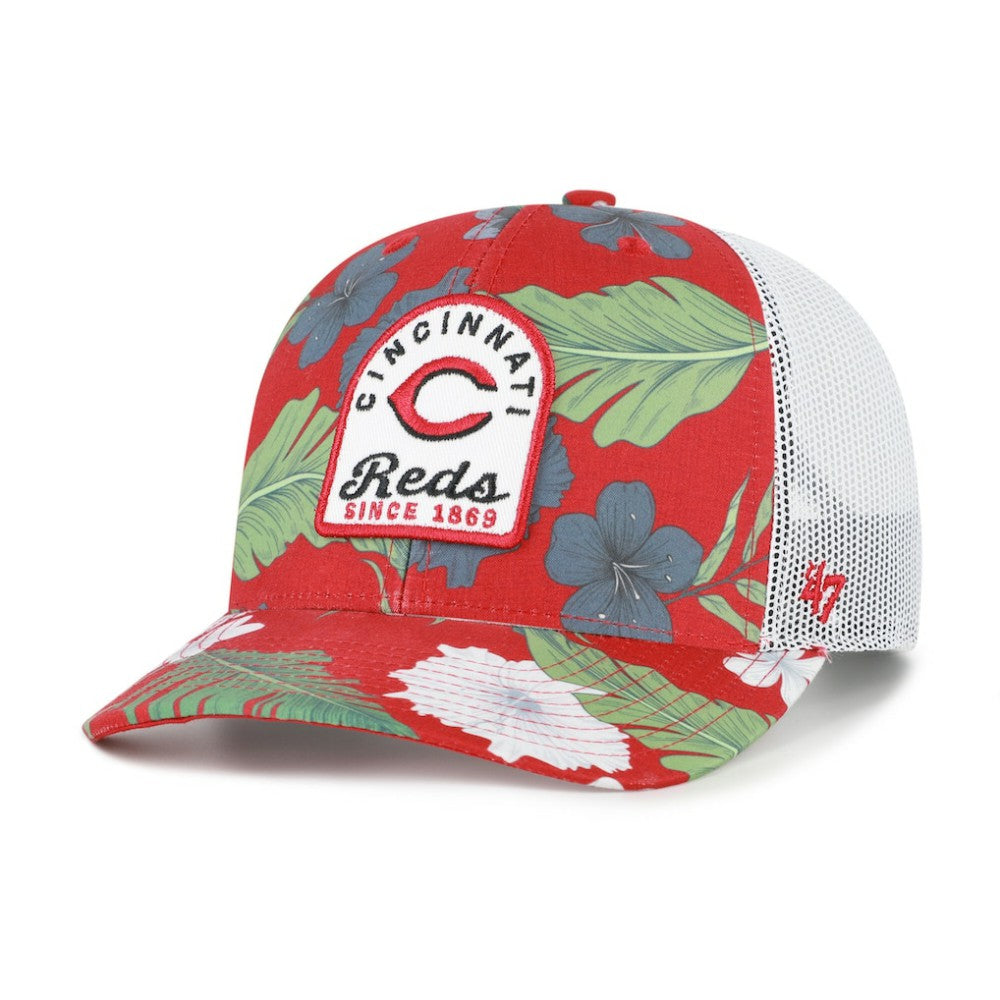 Cincinnati Reds '47 Beachside Adjustable Trucker Hat - Red - 47 brand Sale