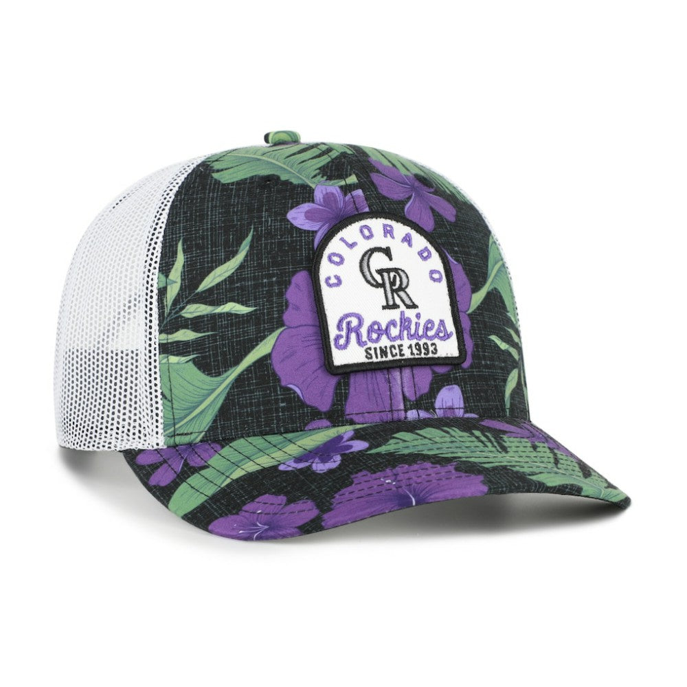 Colorado Rockies '47 Beachside Adjustable Trucker Hat - Black - 47 brand Sale