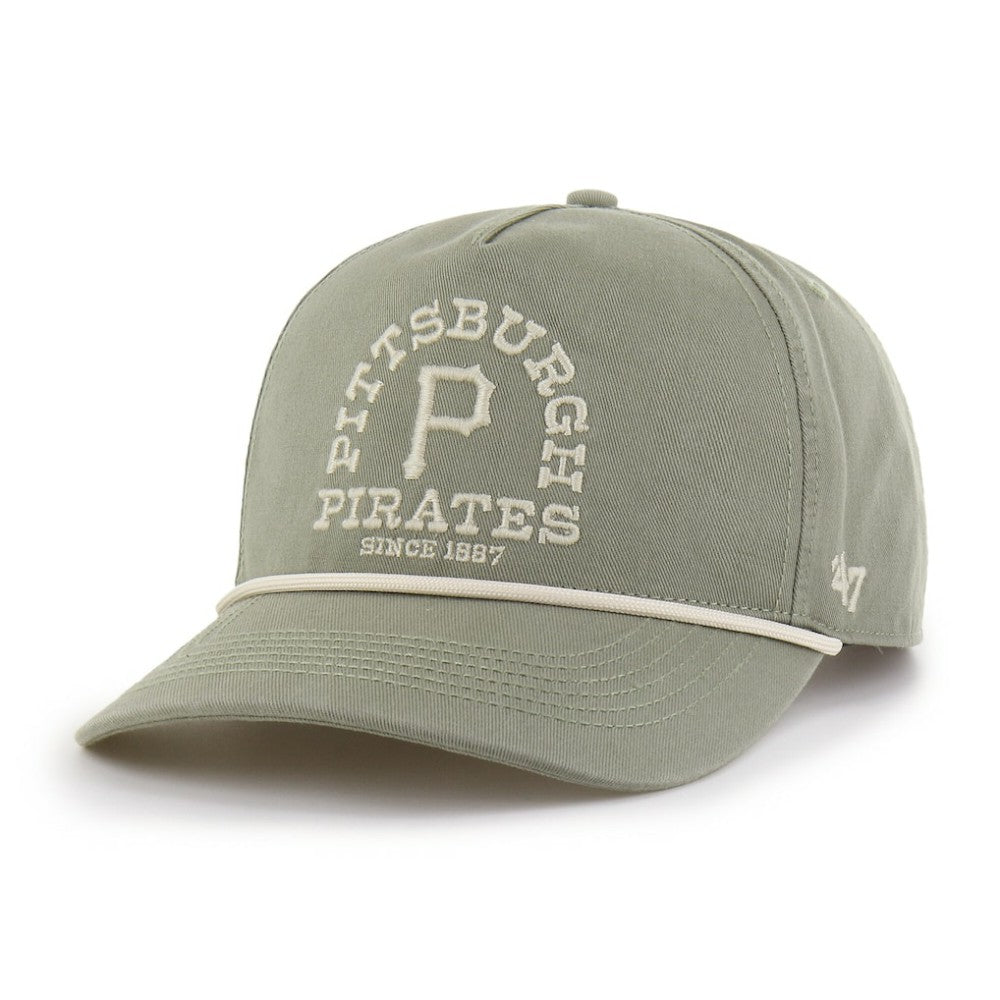 Pittsburgh Pirates '47 Canyon Ranchero Hitch Adjustable Hat - Olive - 47 brand Lifestyle