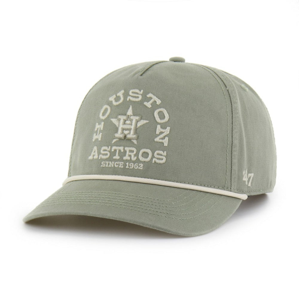 Houston Astros '47 Canyon Ranchero Hitch Adjustable Hat - Olive - 47 brand Lifestyle