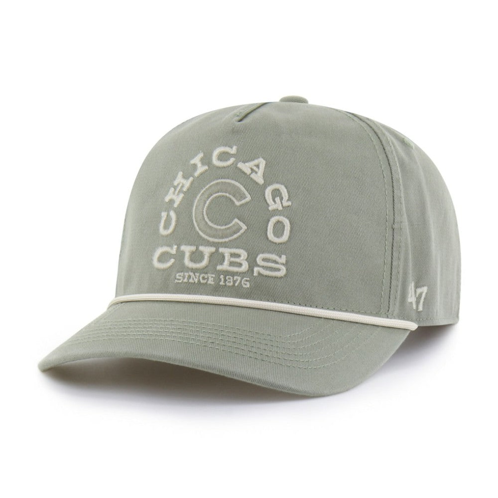 Chicago Cubs '47 Canyon Ranchero Hitch Adjustable Hat - Olive - 47 brand Lifestyle